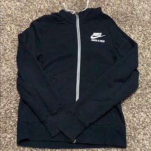 Nike track and field zip up hoodie